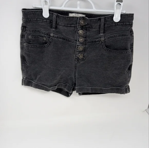 Abercrombie And Fitch Womens Size 4 Black Perfect Stretch Shorts - Picture 5 of 7